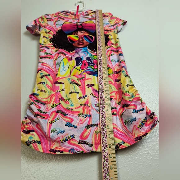 Cute Hoodie Dress Pajama Girl's Size 14/16 Multi - Picture 6 of 7